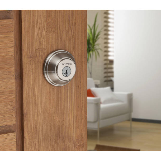 Baldwin Prestige Bighorn Handleset with Single CylinderDeadbolt and